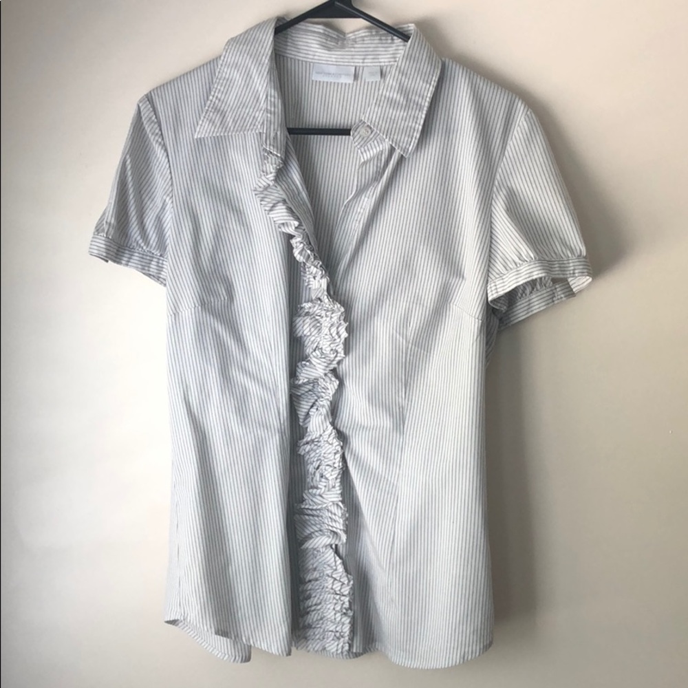 NWOT ruffles shirt